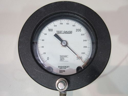 Ashcroft 45-1082-as-02l-300 psi pressure gauge 4 1/2 in for sale