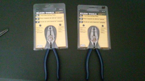 2 SETS OF KLEIN 7IN SIDE CUTTING PLIERS!!