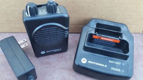 MOTOROLA MINITOR V 5 PAGER 151-159 MHZ VHF 2 CHANNEL STORED VOICE