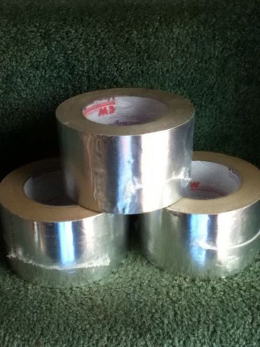 3 Rolls of  Venture Tape HVAC Aluminum Foil Tape 3 in Cold Weather