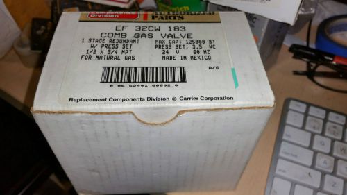 FACTORY AUTHORIZED PARTS GAS VALVE PART # EG 32CW 183 &#034; NEW OLD STOCK &#034;