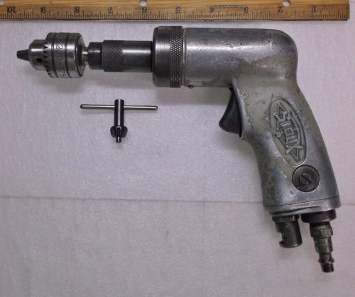 Sioux Pneumatic 5000 RPM 1/4&#034; Drill Motor with 1/4&#034; Chuck with Chuck Key