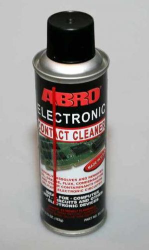 NEW ABRO ELECTRONIC CONTACT CLEANER EC-533 (163 GM)..... FREE WORLD SHIPPING