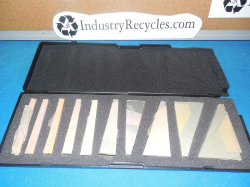 1.00? - 30.00? Steel Angle Block Set 3&#034; OAL 10 Pieces