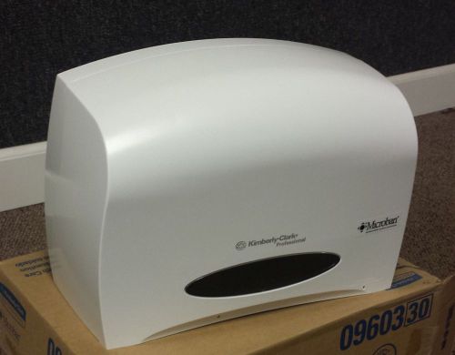 Kimberly clark white coreless jumbo roll bath tissue dispenser - 09603 for sale