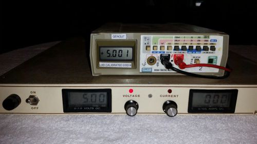 0 to 7.5 vdc @ 125 amps power supply - power ten model 3300d-7.5125 for sale