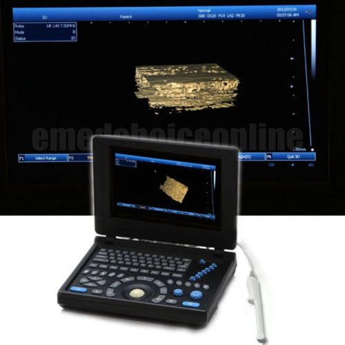 +Aluminum box Full Digital 3D PC LAPTOP Ultrasound Scanner vaginal NEW