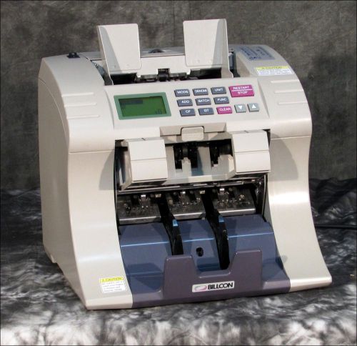 Billcon d-551 mixed bill discrimination counter with counterfeit detection for sale