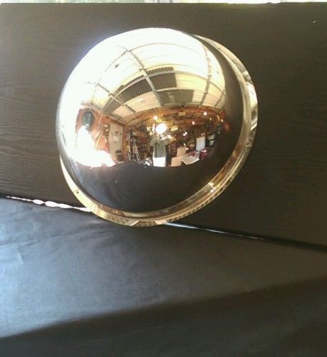 360° FULL-DOME ACRYLIC SECURITY OBSERVATION MIRROR ~ 18&#034; Dia 8&#034; Height ~ USED