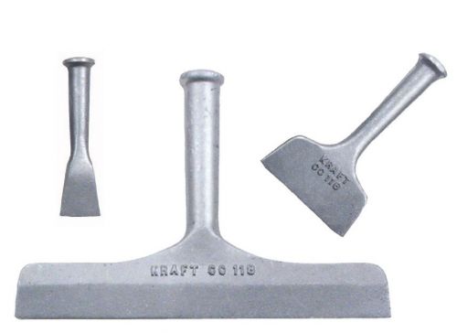 Aluminum decorative concrete chisels set 1-1/2&#034; , 4&#034;, 12&#034; for stamped concrete for sale