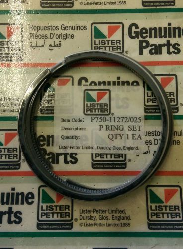 Lister Petter Piston Ring Set +0.25mm for Later LPA2 LPA3 Engines 750-11272/025