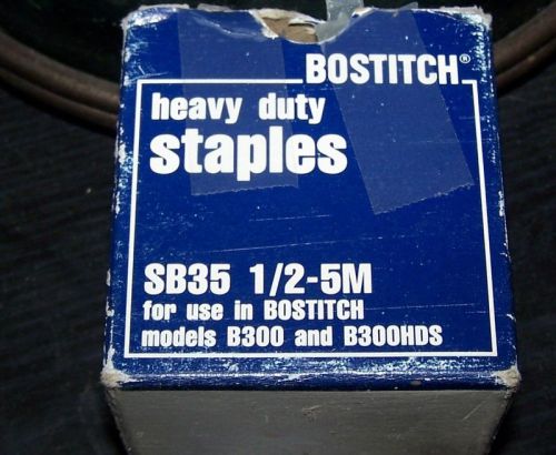 bostitch heavy duty staples,SB35 1/2-5M..MODELS B300 AND B300HDS,ALMOST FULL