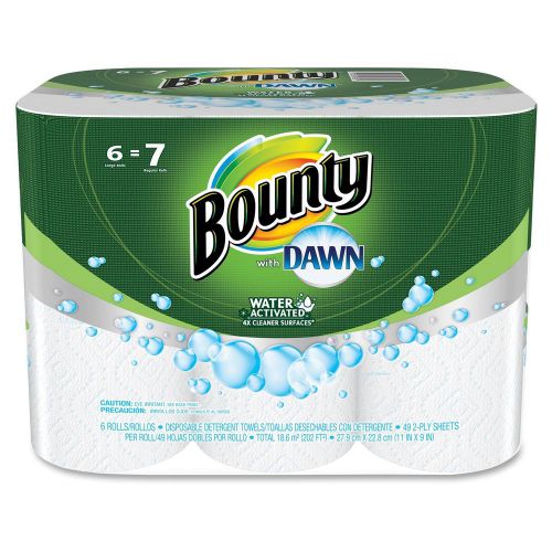 Bounty paper towel - 6 / carton - white (92380) for sale