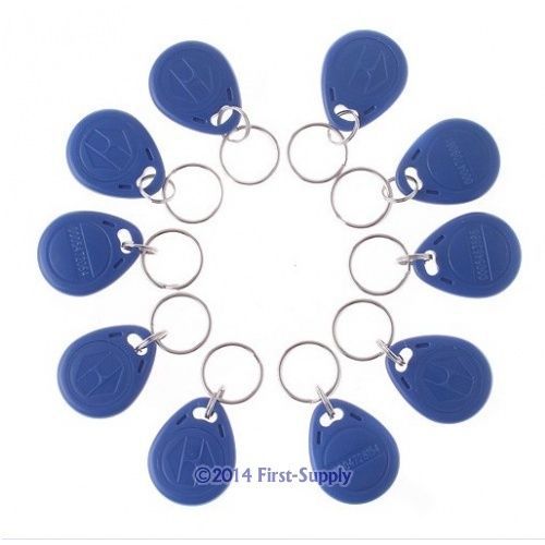 50pcs Blue125Khz RFID Card Keyfobs For Access Control And Other RFID Reader Use