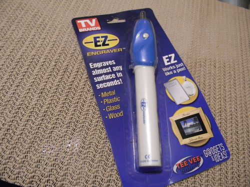 EZ Engraver Metal, Plastic, Glass, Wood in seconds like a pen.