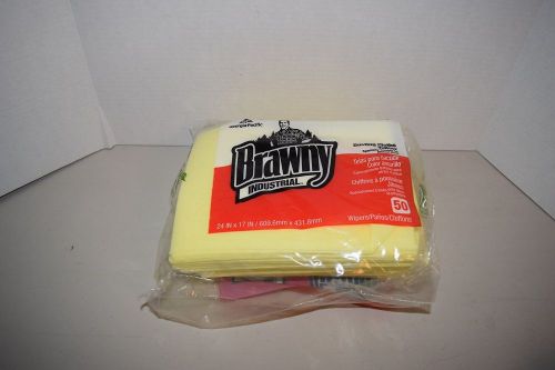Brawny Industrial Dusting Cloths - Yellow - 50