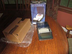 Rolodex home Covered Card File  67334  Hunter Green NOS from 1998