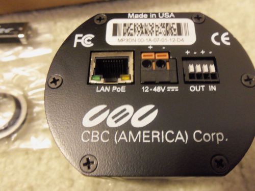 MP3DN-2 CBC Dual Sensor Megapixel Ethernet Security Surveillance camera No lens
