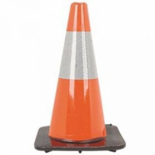 Orange Traffic Cone w/ 6&#034; 3M Reflective Collar 18&#034;