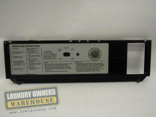 Used-471-478219-top front instructional panel w124 30lb washer - wascomat for sale