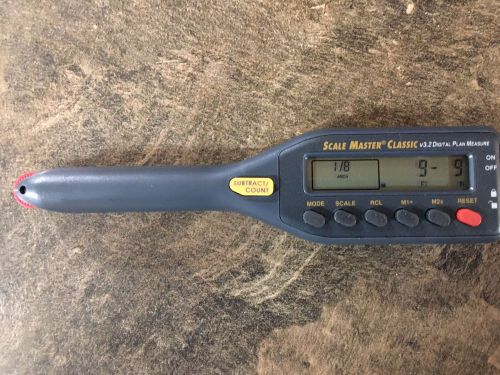 Calculated Industries Scale Master Classic Digital Plan Measurer Imperial Metric