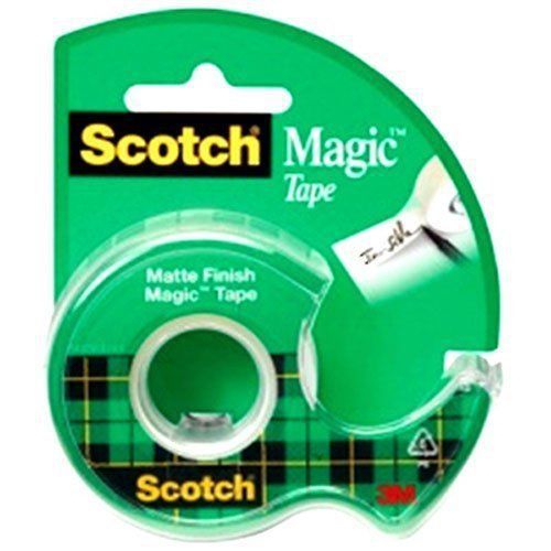 Scotch Magic Tape for Office / School, 1/2 x 450 Inches (104), Made in USA