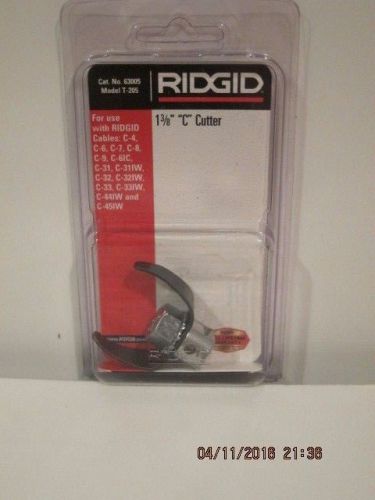 Ridgid 63005 t-205 2-blade cutter 1-3/8&#034; &#034;c&#034; cutter, free  ship new sealed pack! for sale