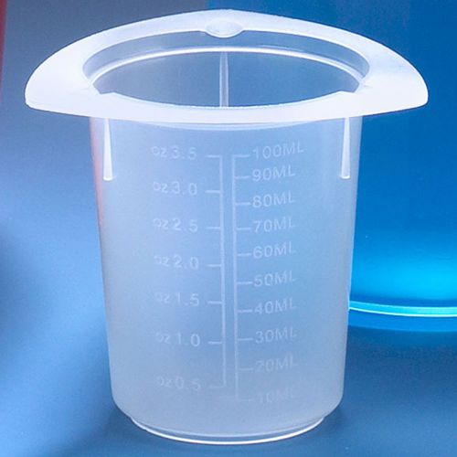 Tri-Corner Plastic Beaker, Polypropylene, 100 ml, pack of 20