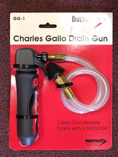 DRAIN CLEARING GUN, FLEXIBLE HOSE, CHARLES GALLO, GG-1