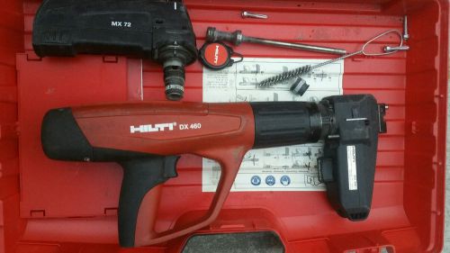 HILTI DX-460 MX-72 &amp; F-8 Cal.27 powder actuated nail gun kit COMBO NICE