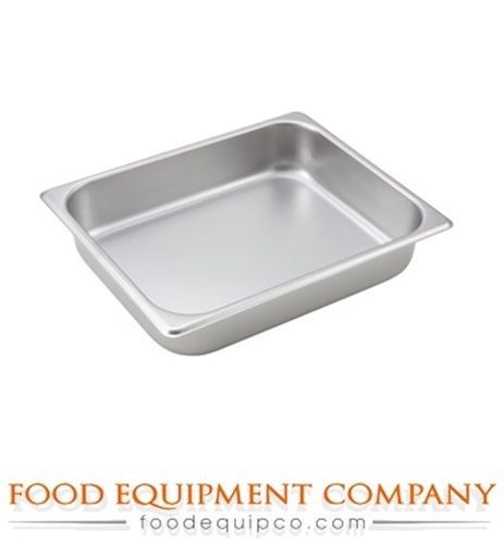 Winco SPH2 Steam Table Pan, half size, 2.5&#034; deep - Case of 24