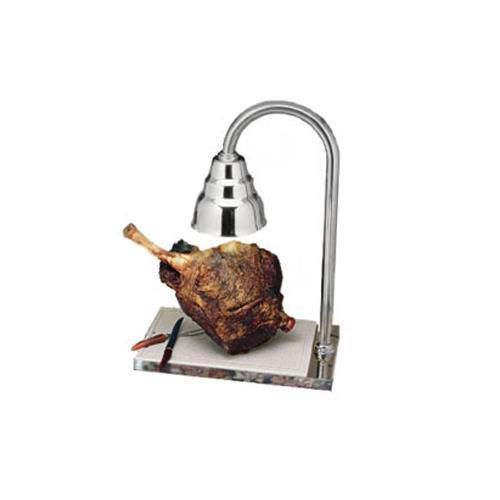 Bon Chef 9692CH Carving Station with Heat Lamp Chrome Shade