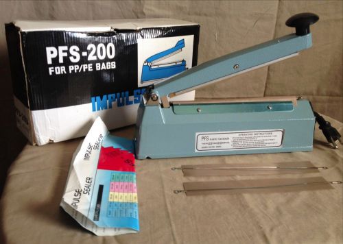 Impulse sealer pfs-200 for pp/pe bags for sale