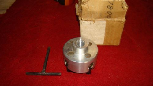 1960&#039;S 4 JAW CHUCK WITH KEY IN ORIGINAL BOX, SHOP MASTER MANUFACTURING