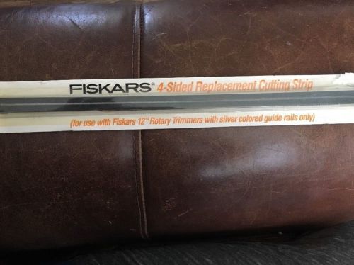 Fiskar 4 Sided Replacement Cutting Strip 12&#034; Rotary Trimmers With Silver Colored