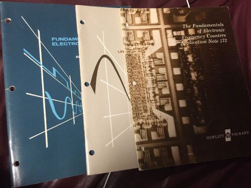 Hewlett Packard Frequency Counters Application Note Booklet Manual Lot Of 3
