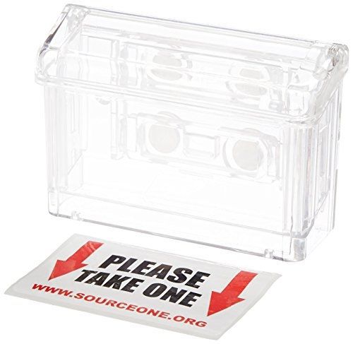 Source One LLC Clear Outdoor Magnetic Business Card Holder (GAB-MAG)