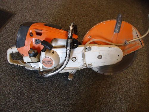 Stihl TS700 Concrete Cut-Off Saw/Runs But Needs Carburator Work &#034;As-Is&#034;