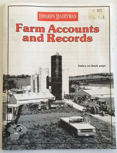 Hoard&#039;s Dairyman Farm Accounts and Records booklet unmarked