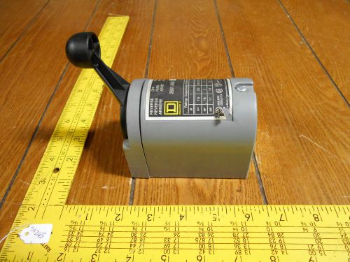 Square d 2601 ag2 forward/reverse drum switch, 1/3 ph, 1.5-0.25 hp, new nb for sale