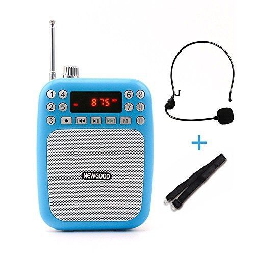 Newgood Loudspeaker Digital Megaphone Voice Amplifier Booster Mini Portable