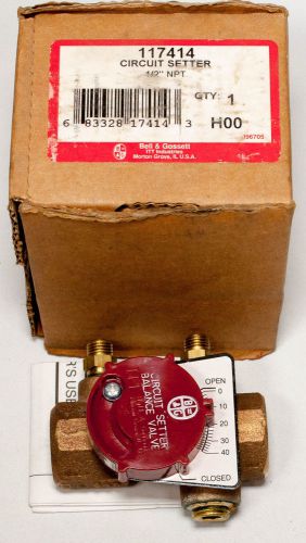 Bell &amp; gossett 117414 circuit setter 1/2&#034; npt for sale