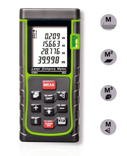 Arama Handheld Digital Laser Distance Meter Measuring Tester Range Finder