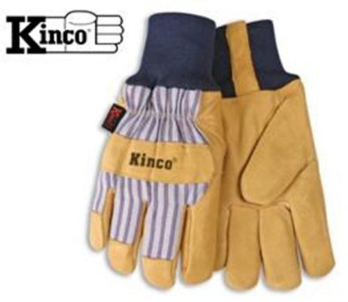 Kinco 1927KW Insulated Leather Winter Work Glove With Knit Wrist - Large