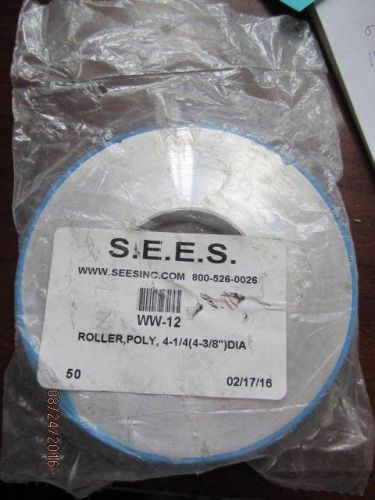 Sees ww-12 hanger poly roller 1/2 inch cable pulley 4&amp;1/4 inch o.d. 20 mm i.d. for sale