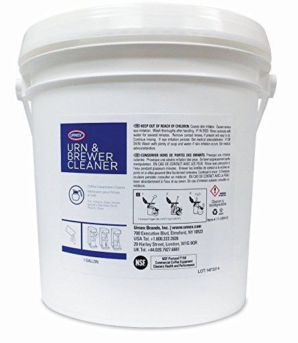 Urnex commercial 11-urn10 urn and brewer cleaner, 4 x 10 lb. pail for sale