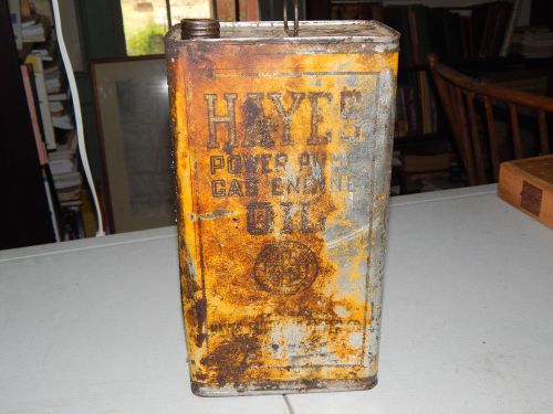 Rare Hayes Gas Engine Oil Can