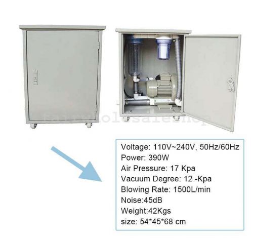 Dental Vacuum Suction Unit System metal box 110V/220V for 3PC Dental Chair FDA
