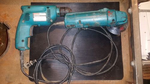 Makita Drill and Grinder corded