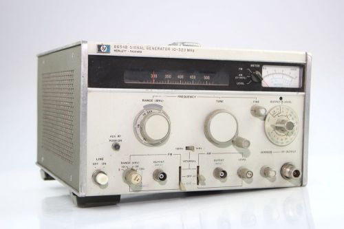 Hewlett packard signal generator hp 8654b 10-520mhz opt:h02 #1 for sale